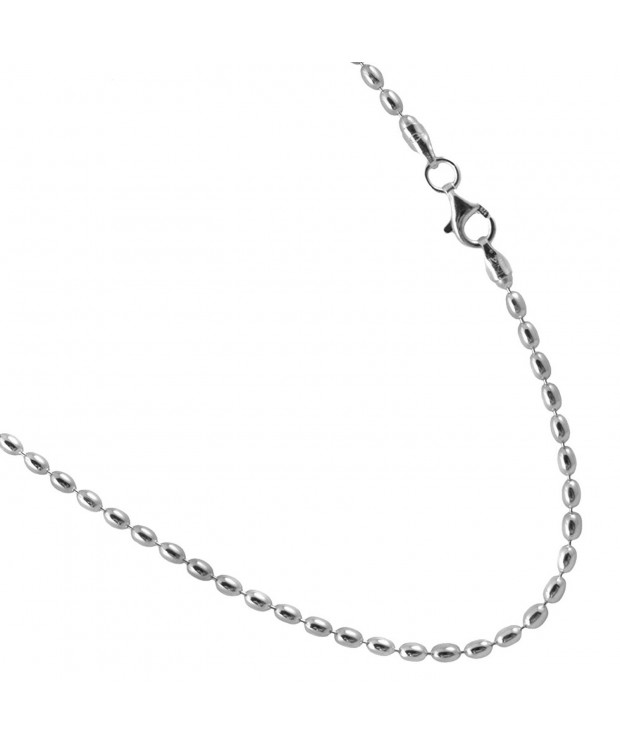 Sterling Silver Chain Italian Necklace