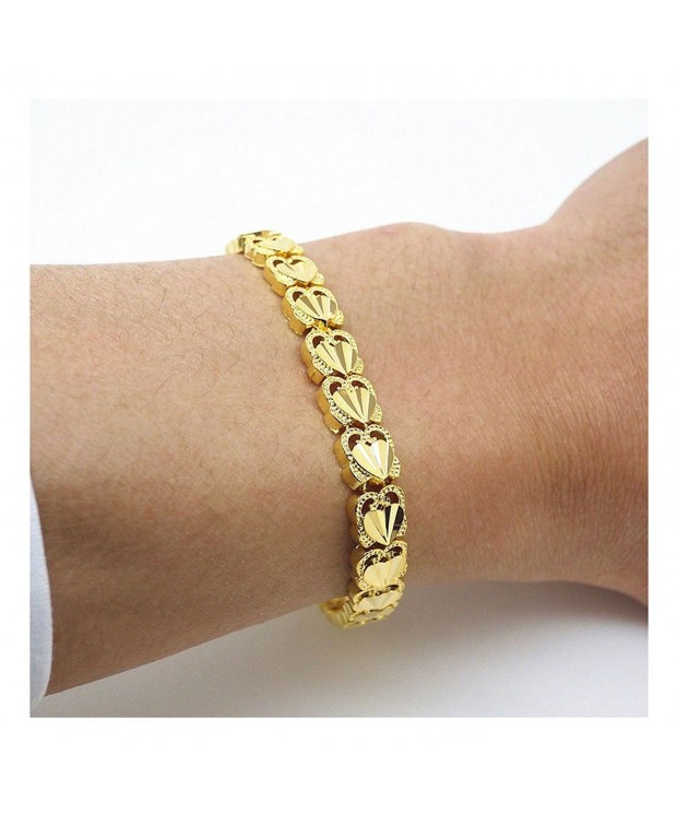 Gold Filled Love Heart Bracelet