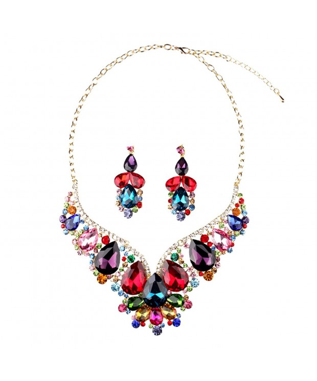 Hamer Costume Statement Necklace Earrings