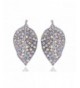 Alilang Silvery Boreale Rhinestone Earrings