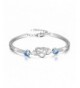 Sterling Silver Bracelet Swarovski Crystals