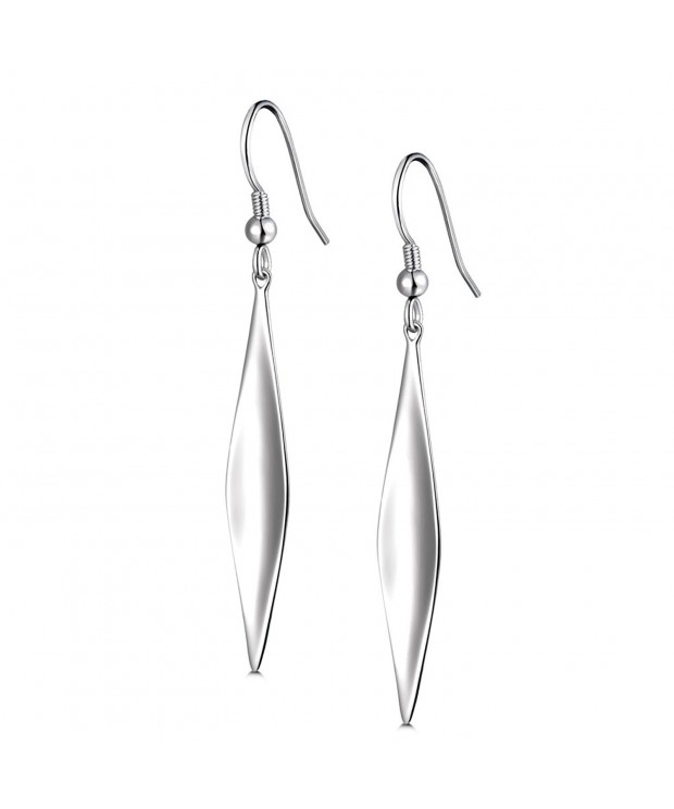 MASOP Sterling Rhombus Earrings Jewelry