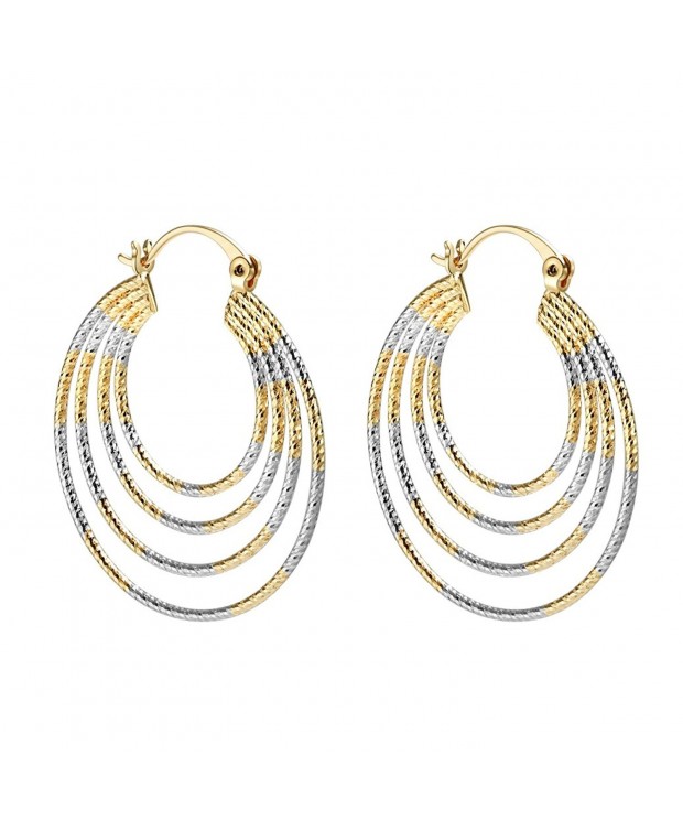 Amazing Elegant Magical Gold Silver Tone Earrings