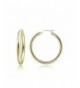 Hoops Loops Sterling Polished Earrings