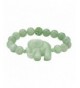 Crystal Accent Elephant Stretch Bracelet