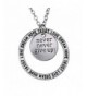 Never Give Pendant Necklace Inspirational