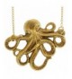 Nickel Octopus Necklace Quality Antique
