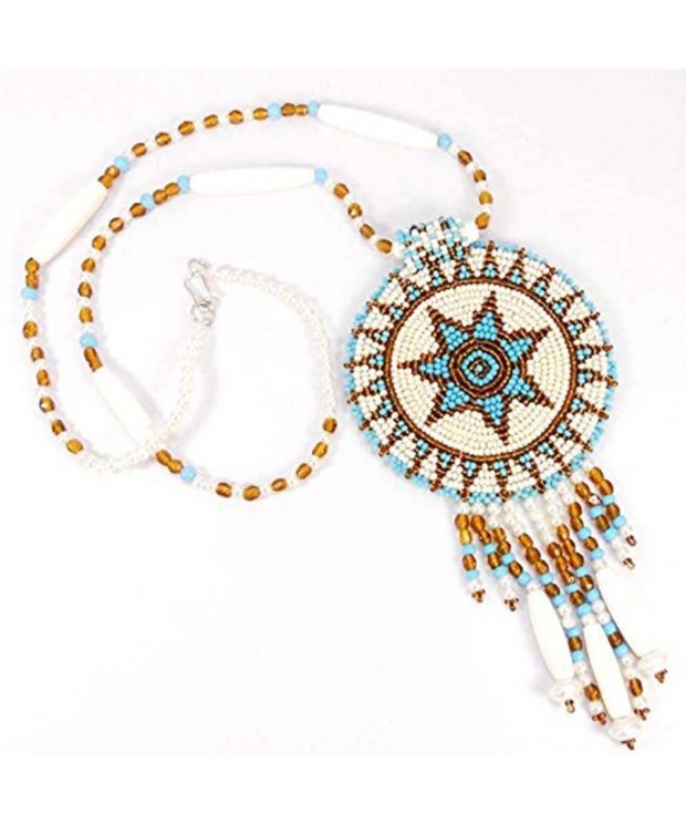 vivia TURQUOISE MEDALLION NECKLACE S 51 SB 7