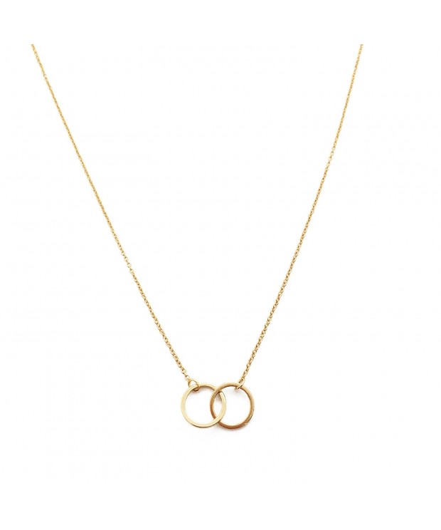 HONEYCAT Interlocking Necklace Minimalist Delicate