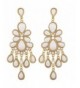 Lux Accessories Chandelier Statement Earrings