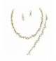 Affordable Iridescent Bridesmaid Necklace Bracelet