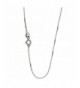 Sterling Silver Nickel Chain Necklace