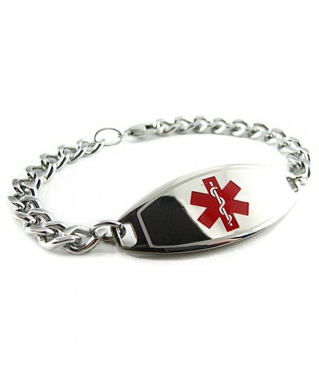 MyIDDr Pre Engraved Customized Pacemaker Bracelet