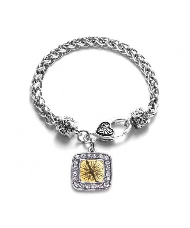 Vintage Compass Classic Silver Bracelet