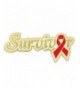 PinMarts Awareness Ribbon Survivor Enamel