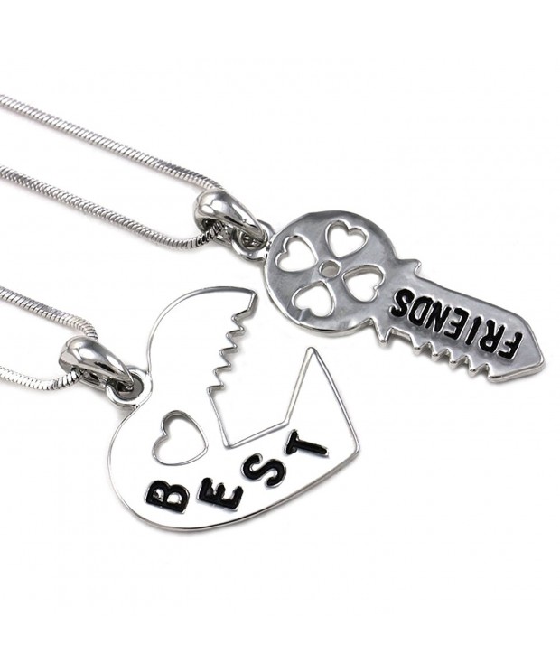 Valentines Necklace Pendant Friendship Engraved