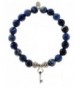 EvaDane Natural Sodalite Gemstone Bracelet