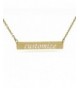 Initial Necklace Mothers Bridesmaid Sorority