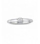 Sterling Silver Diamond Promise 0 06ct
