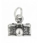 Sterling Silver Oxidized Dimensional Photographer