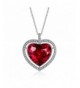 Yoshine Mothers Platinum Plated Crystal Necklace