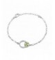 Stainless Clover Shamrock Circles Bracelet