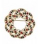 Lux Accessories Rhinestones Wreath Christmas