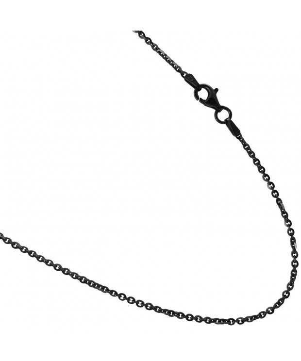 Rhodium plated Sterling Silver Necklace