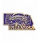 PinMarts State Shape Nebraska Lapel
