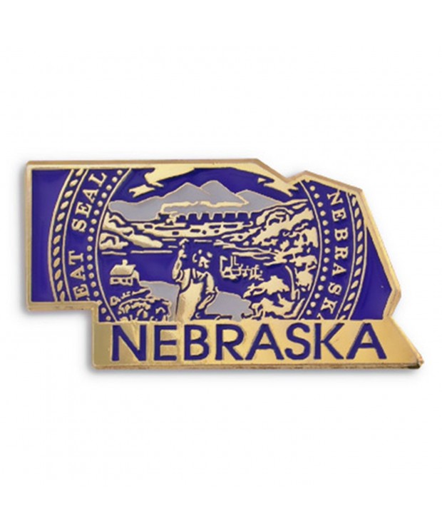 PinMarts State Shape Nebraska Lapel