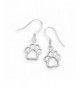 Corinna Maria Sterling Silver Earrings Pawprint