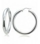 Hoops Loops Sterling Polished Earrings