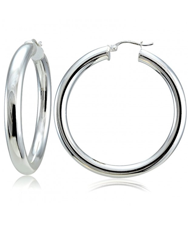 Hoops Loops Sterling Polished Earrings