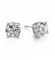 Sterling Zirconia Earrings Simulated Diamond