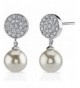 Sterling Silver Rhodium Nickel Earrings