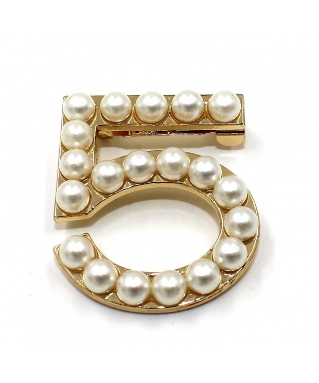 Xmall Fashion Pearl 5 Brooch