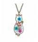 PAMTIER Pressed Pendant Vintage Necklace