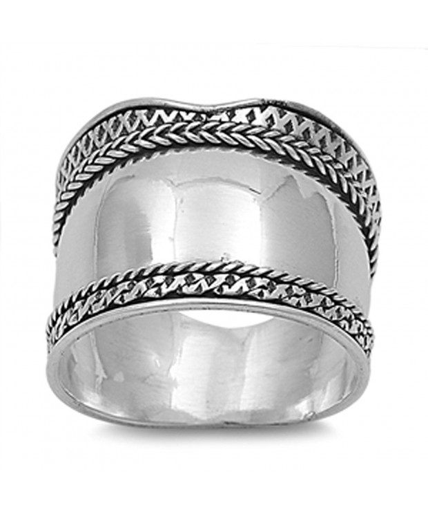 Sterling Silver Womens Oxidized Fashion