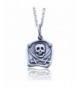 Pirate Skull Sterling Stainless Necklace