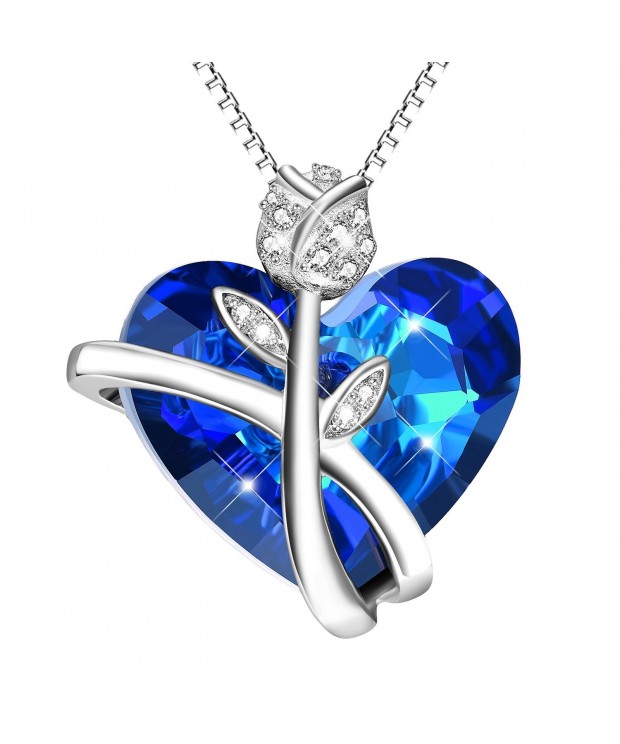 AOBOCO Necklace Swarovski Girlfriend anniversary