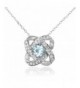 Sterling Silver White Topaz Necklace