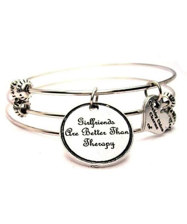 ChubbyChicoCharms Girlfriends Therapy Expandable Bracelet