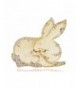 Alilang Womens Rhinestones Rabbit Brooch