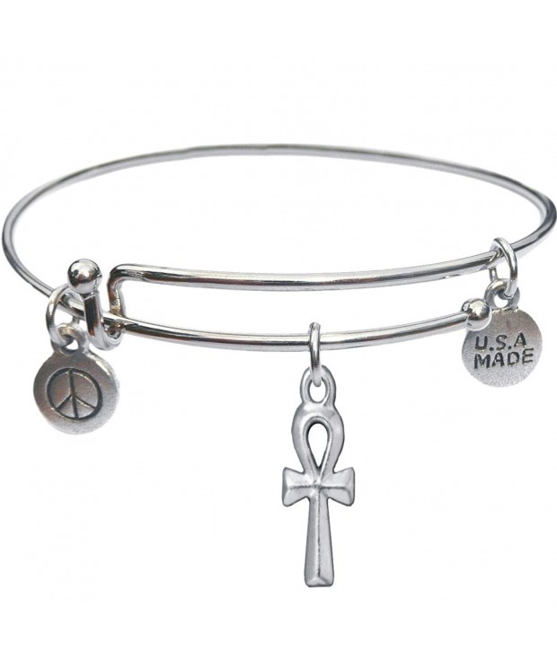 Bangle Bracelet and Ankh Charm