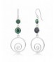 Sterling Silver Natural Abalone Earrings