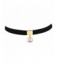 Pusheng Black Suede Choker Simulated