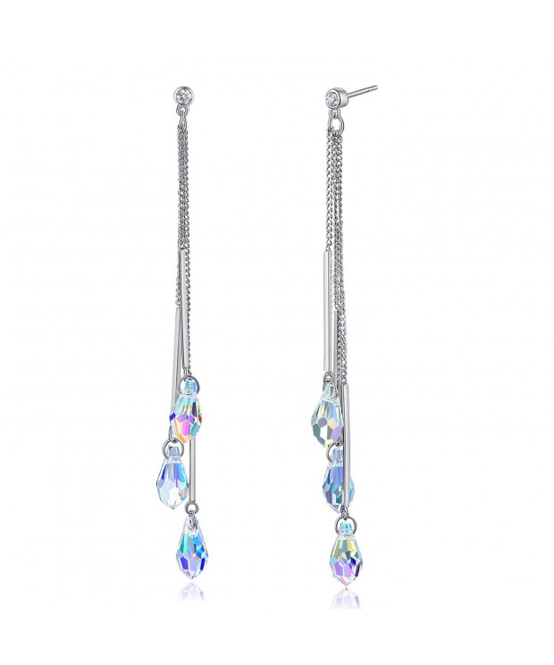 Earrings Sterling Swarovski Element Crystals