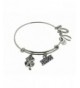 Bingo Clover Silver Expandable Bracelet