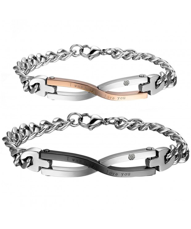 Cupimatch Stainless Matching Bracelets Infinity