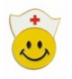 PinMarts Yellow Smiley Nursing Enamel